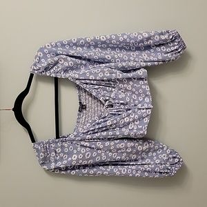 Wild Fable Size Medium Long Sleeve Crop Top